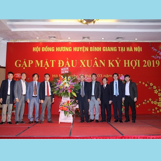 Gặp mặt đầu xuân Kỷ Hợi 2019 Hội đồng hương huyện Bình Giang (Hải Dương) tại Hà Nội
